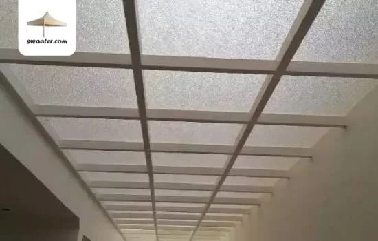 مظلات داخلية زجاج