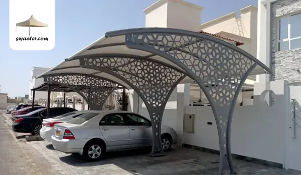مظلات مواقف سيارات, مظلات مواقف, انواع مظلات مواقف, مظلات اكس فيم, مظلات مقوسة