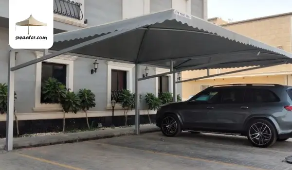 مظلات مواقف سيارات, مظلات مواقف, انواع مظلات مواقف, مظلات اكس فيم, مظلات مقوسة